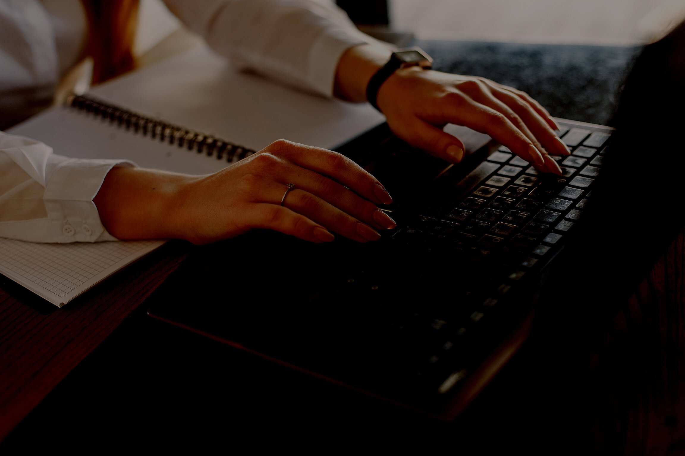 Person Using Black Laptop Computer